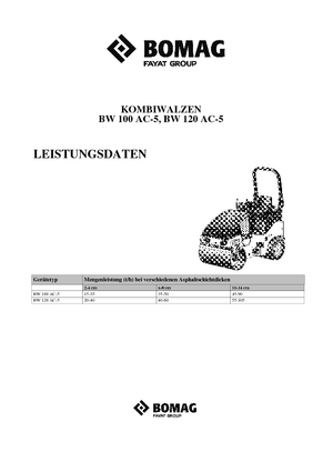 Combinatiewalsen Bomag BW 100 AC-5