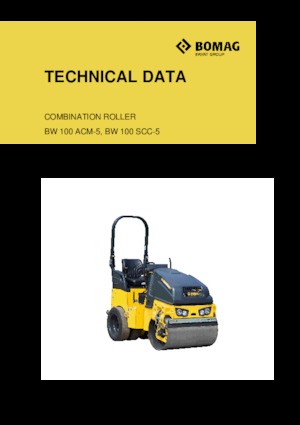 Combinatiewalsen Bomag BW 100 SCC-5