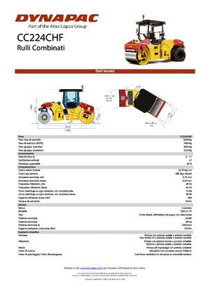 Combinatiewalsen Dynapac CC 224 C HF