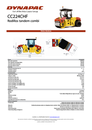 Combinatiewalsen Dynapac CC 224 C HF