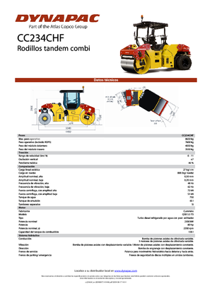 Combinatiewalsen Dynapac CC 234 C HF