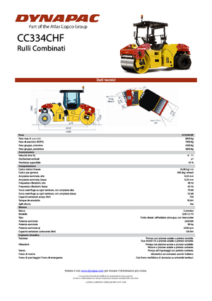 Combinatiewalsen Dynapac CC 334 C HF