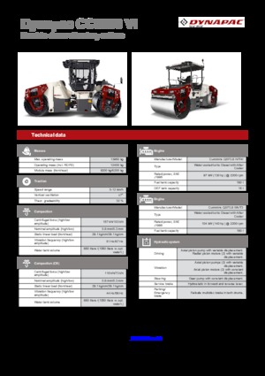 Combinatiewalsen Dynapac CC 6200 C VI