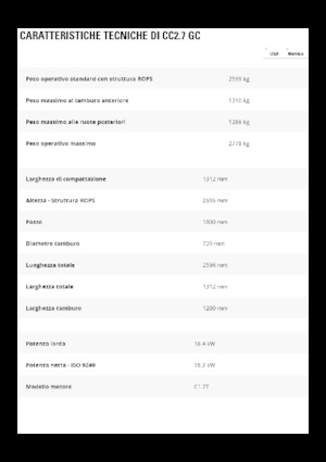 Combinatiewalsen Caterpillar CC2.7GC