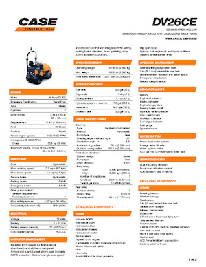 Combinatiewalsen Case DV26CE