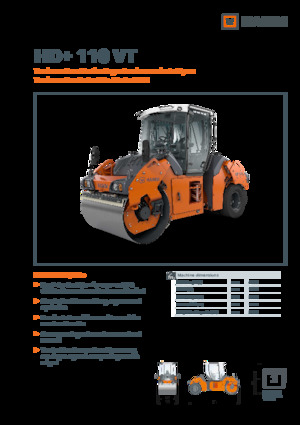 Combinatiewalsen Hamm HD+ 110 VT