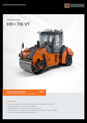 Combinatiewalsen Hamm HD+ 70i VT