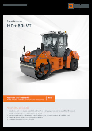 Combinatiewalsen Hamm HD+ 80i VT