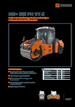 Combinatiewalsen Hamm HD+ 90i PH VT-S