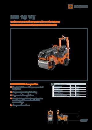 Combinatiewalsen Hamm HD 10 VT