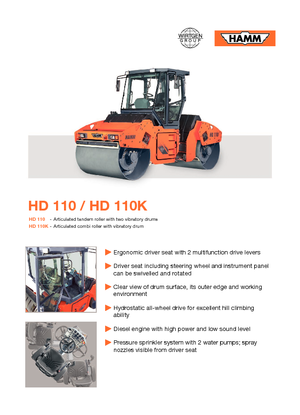 Combinatiewalsen Hamm HD 110 K