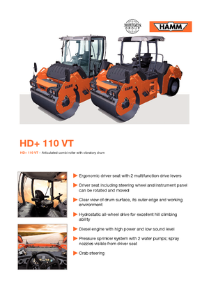 Combinatiewalsen Hamm HD+ 110 VT