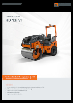 Combinatiewalsen Hamm HD 13i VT