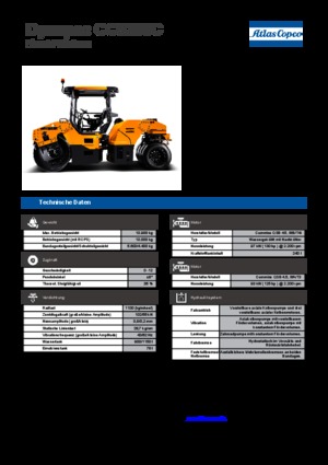 Combinatiewalsen Dynapac CC 5200 C