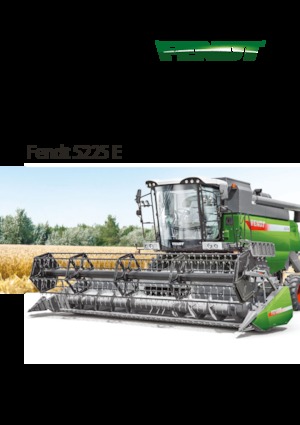 Combine maaidorsers Fendt 5225 E