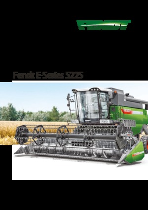 Combine maaidorsers Fendt 5225 E Rice