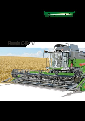 Combine maaidorsers Fendt 6335 C
