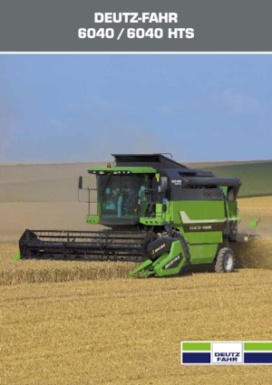 Combine maaidorsers DEUTZ-FAHR 6040