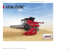 Combine maaidorsers Case IH Axial Flow 9250