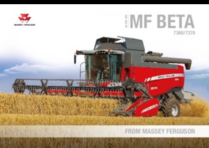 Combine maaidorsers Massey Ferguson Beta 7370