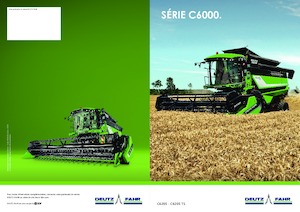 Combine maaidorsers DEUTZ-FAHR C 6205 Topline