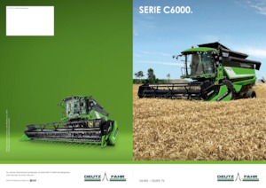 Combine maaidorsers DEUTZ-FAHR C 6205 TS