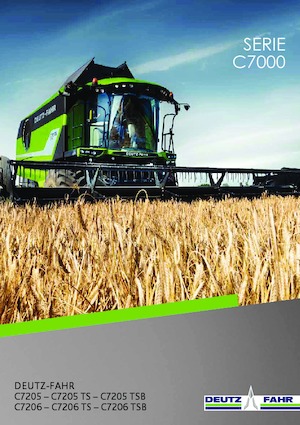 Combine maaidorsers DEUTZ-FAHR C 7206 TS