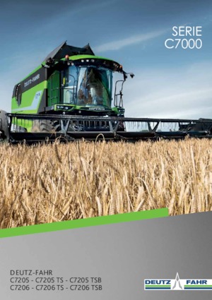 Combine maaidorsers DEUTZ-FAHR C 7206 TSB
