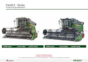Combine maaidorsers Fendt 5220 E