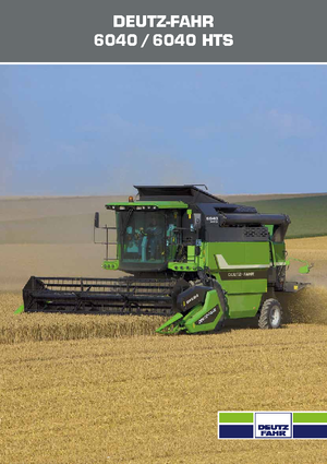 Combine maaidorsers DEUTZ-FAHR 6040 C HTS