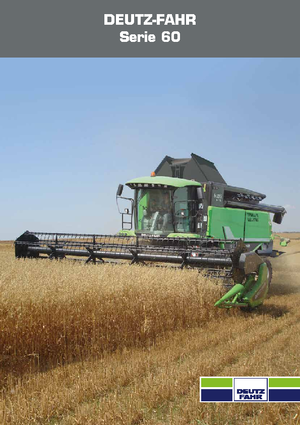 Combine maaidorsers DEUTZ-FAHR 6060 R HTS