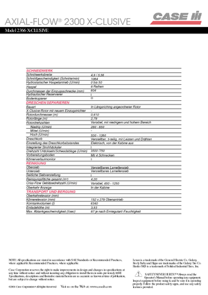 Combine maaidorsers Case IH AF 2366 X Clusive