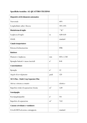 Combine maaidorsers Laverda AL Quattro Techno
