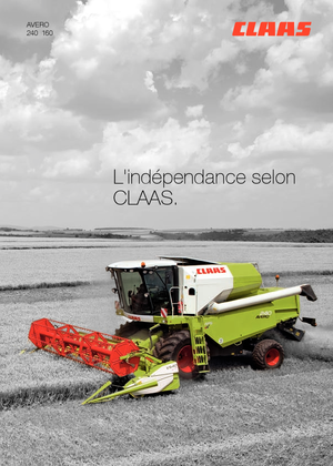 Combine maaidorsers Claas Avero 160
