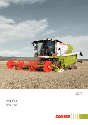 Combine maaidorsers Claas Avero 240