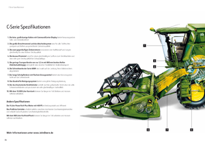 Combine maaidorsers John Deere C 670