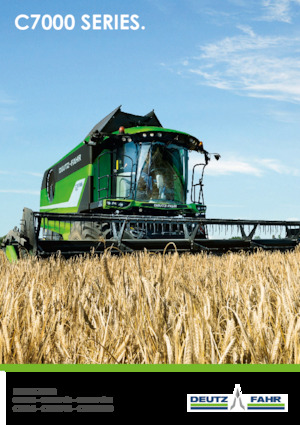 Combine maaidorsers DEUTZ-FAHR C 7206 TSB