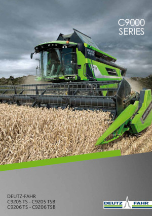 Combine maaidorsers DEUTZ-FAHR C 9206 TSB