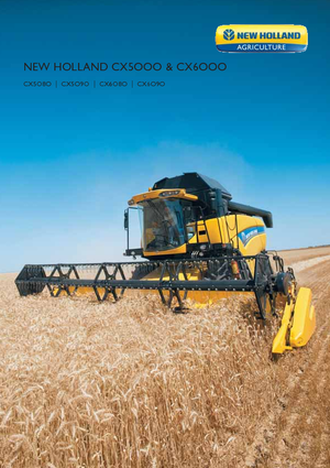 Combine maaidorsers New Holland CX 6090 Laterale