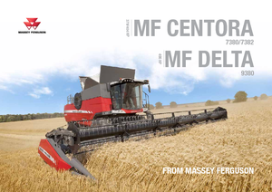 Combine maaidorsers Massey Ferguson Centora 7380