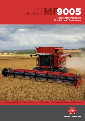 Combine maaidorsers Massey Ferguson Fortia 9695