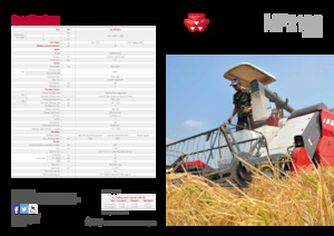 Combine maaidorsers Massey Ferguson MF 2168