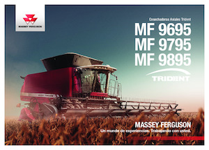 Combine maaidorsers Massey Ferguson MF 9895