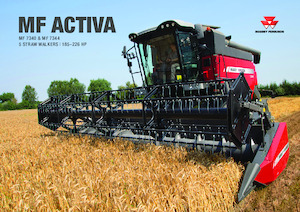 Combine maaidorsers Massey Ferguson MF Activa 7344 