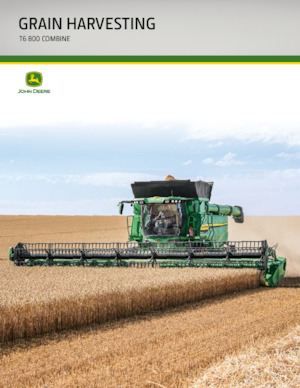 Combine maaidorsers John Deere T6 800