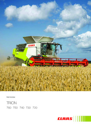 Combine maaidorsers Claas Trion 740    