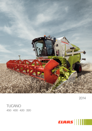 Combine maaidorsers Claas Tucano 420