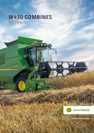 Combine maaidorsers John Deere W430