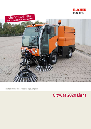 Compact veegmachines Bucher-Schörling CityCat 2020 XL
