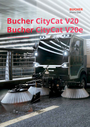 Compact veegmachines Bucher-Schörling CityCat V20